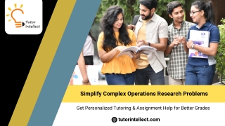 Operations Research Assignment Help Guide – Your Key to Academic Success!