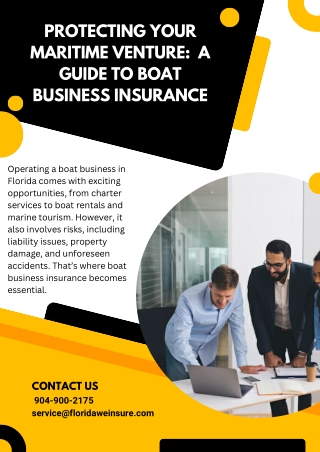 Boat Business Insurance in Florida  Get Affordable Coverage Today
