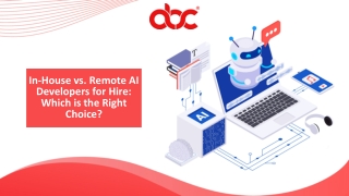 In-House vs. Remote AI Developers for Hire: Which is the Right Choice?