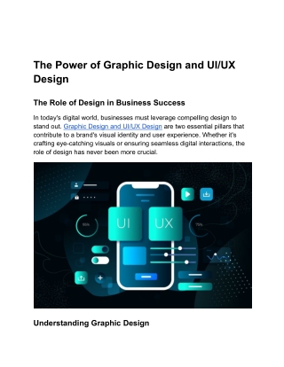 Transform User Experience with Expert UI/UX & Graphics
