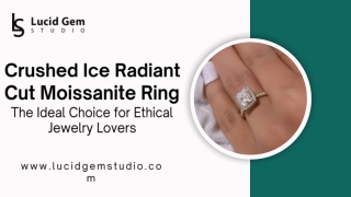 Crushed Ice Radiant Cut Moissanite Ring – The Ideal Choice for Ethical Jewelry Lovers