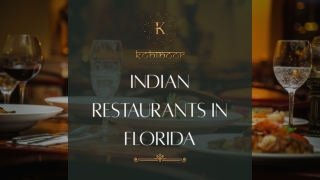 Indian Restaurants in Florida