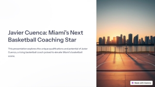 Javier Cuenca Winning Formula