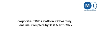 Corporates TReDS Platform Onboarding Deadline- Complete by 31st March 2025