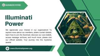 Globalism Agenda: ILLUMINATI Power Insights