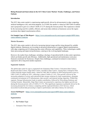 GCC Data Center Market