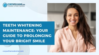 Teeth Whitening Maintenance Your Guide to Prolonging Your Bright Smile