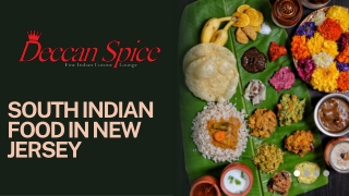 South Indian food in New Jersey