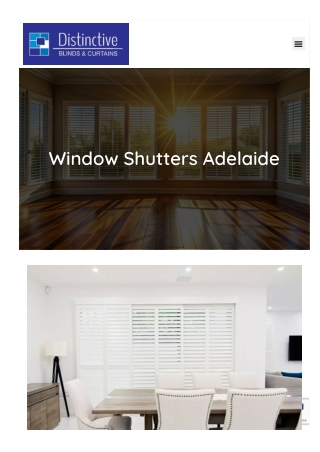 Window Shutters Adelaide