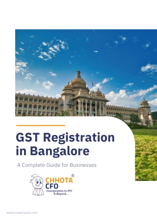 GST Registration in Bangalore