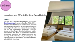Family-Friendly Hotel in Siem Reap