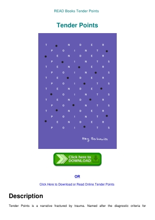 READ Books Tender Points