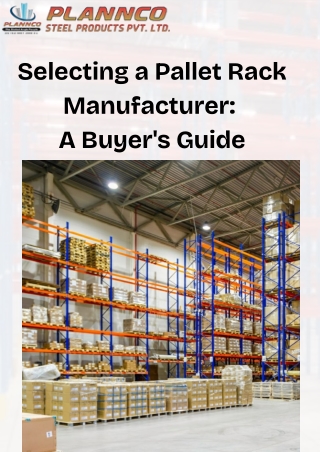Pallet Racks Manufacturers