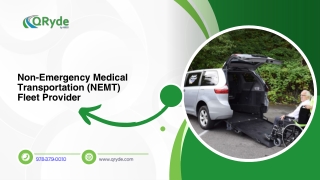 Non-Emergency Medical Transportation (NEMT) Fleet Provider