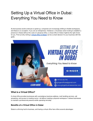 Setting Up a Virtual Office in Dubai_ Everything You Need to Know