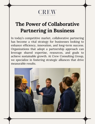 Building Stronger Business Relationships with Crew Consulting Group