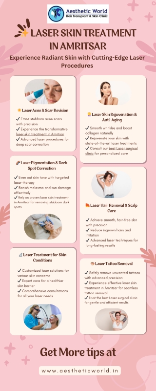 Radiant Reboot: Laser Skin Transformation at Amritsar's Premier Clinic