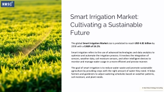 Smart Irrigation Market