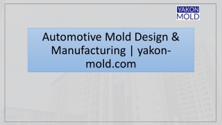 Automotive Mold Design & Manufacturing-yakon-mold.com