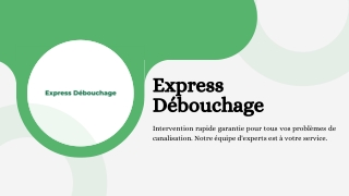 débouchage liège