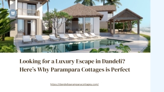 Looking for a Luxury Escape in Dandeli Here’s Why Parampara Cottages is Perfect
