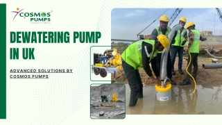 dewatering pump in UK
