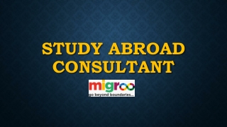 STUDY ABROAD CONSULTANT IN DELHI