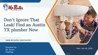 Don't Ignore That Leak! Find an Austin TX plumber Now