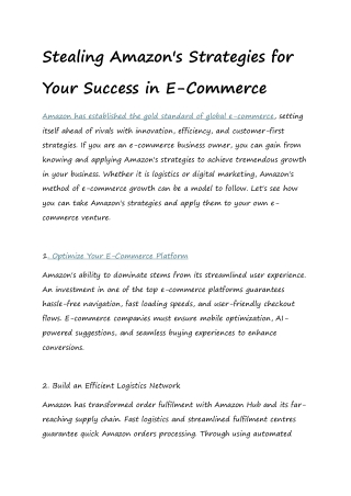 Stealing Amazon blog 25-2-25