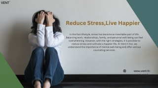 Reduce Stress,Live Happier