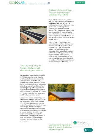 Solar Rebate Adelaide