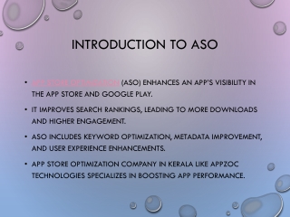 App Store Optimization (ASO)