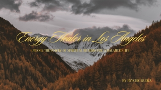Energy Healer in Los Angeles