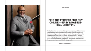Find the Perfect Suit Buy Online — Easy & Hassle-Free Shopping