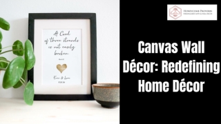 Canvas Wall Décor Redefining Home Décor
