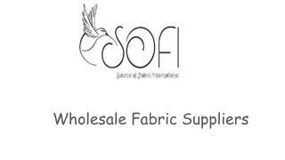 Wholesale Fabric Suppliers