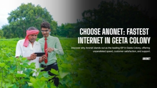 Get the Fastest Internet ISP in Geeta Colony Choose the Best ISP