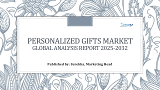 Personalized Gifts Market Demand, Size, Top Manufacturers, Forecast 2025-2032
