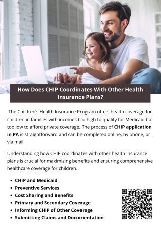 How Does CHIP Coordinates With Other Health Insurance Plans?