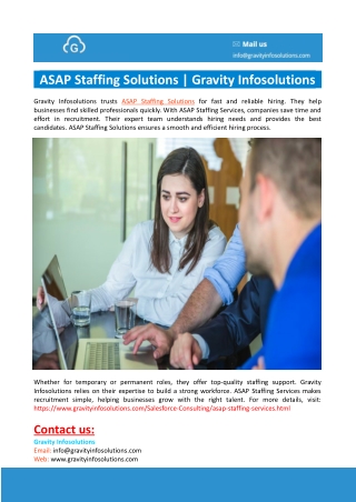 ASAP Staffing Solutions
