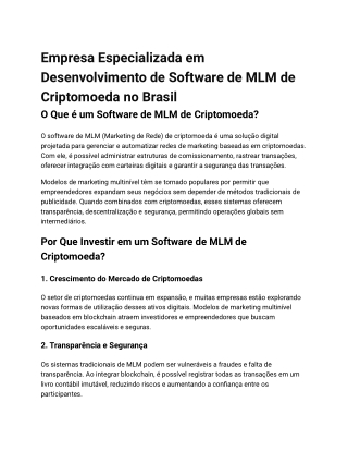 Empresa Especializada em Desenvolvimento de Software de MLM de Criptomoeda no Brasil (1)
