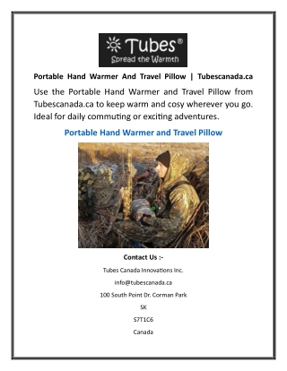 Portable Hand Warmer And Travel Pillow  Tubescanada.ca