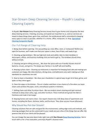 High Level Glass Cleaning Companies