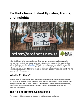 Erothots News_ Latest Updates, Trends, and Insights