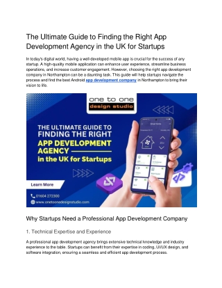 The Ultimate Guide to Finding the Right App Development Agency in the UK for Startups (1)