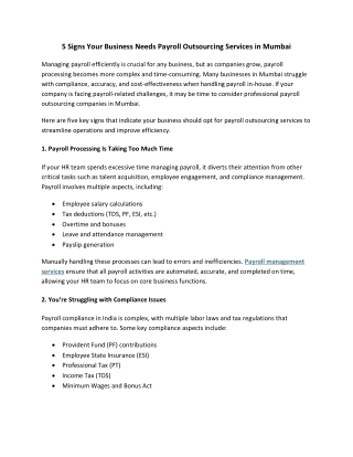 5 Signs Your Business Needs Payroll Outsourcing Services in Mumbai (1)