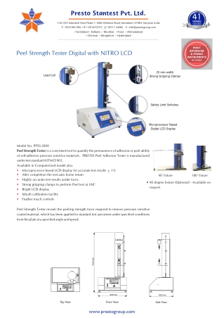 Peel Strength Tester Digital with NITRO LCD