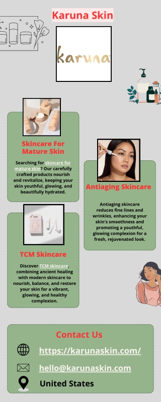 Skincare For Mature Skin
