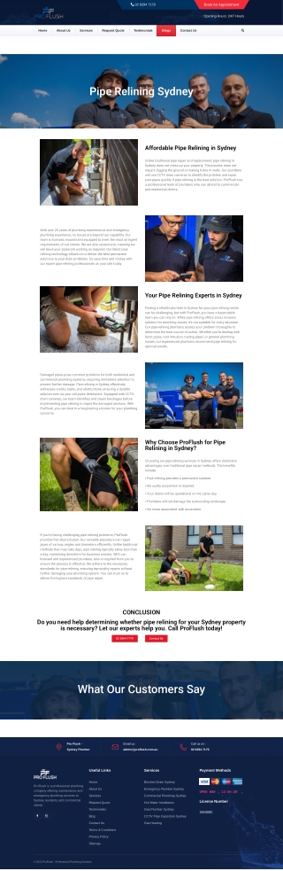 Pipe Relining Sydney