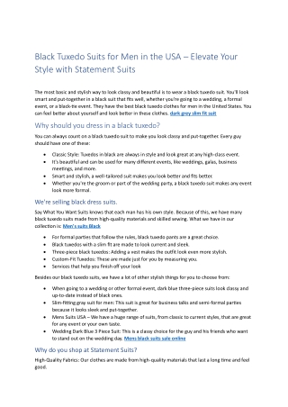 Navy Blue suits Wedding